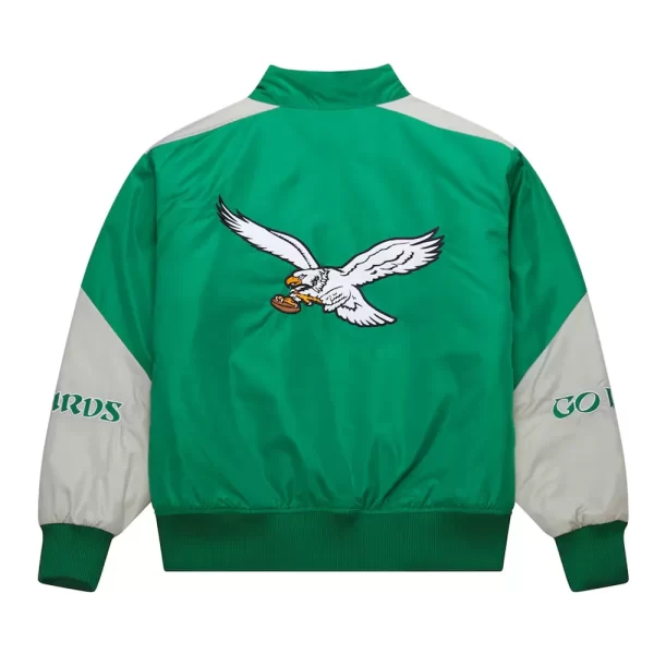 GrayPhiladelphia Eagles Speedway Full-Zip Nylon Jacket