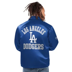 Ice Cube Los Angeles Dodgers Coaches Jacket