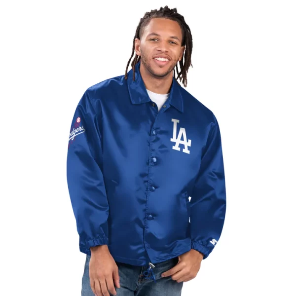 Ice Cube Los Angeles Dodgers Coaches Jacket