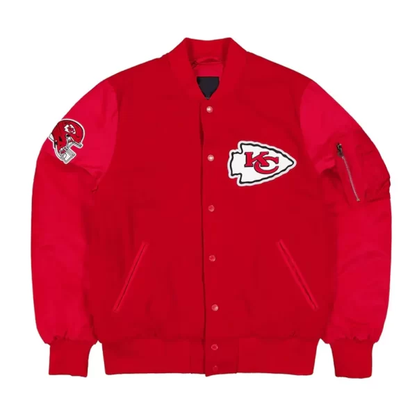 Kansas City Chiefs MA-1 Historic Red Varsity Jacket