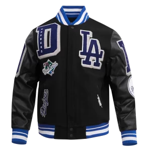 LA Dodgers Mashup Men's Rib Wool Varsity Jacket