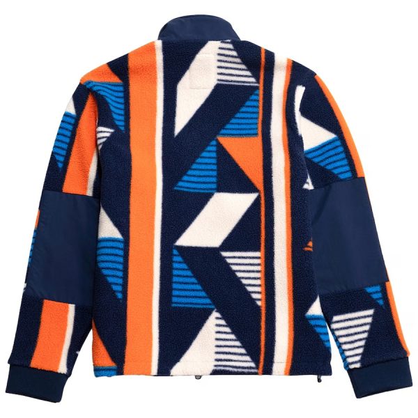 Men Orange Topo Designs x Denver Broncos Summit Rise Jacket