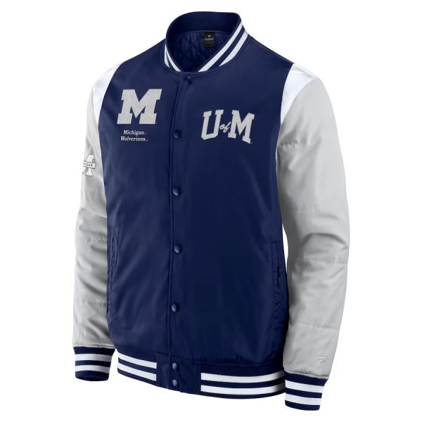 Fanatics Navy Michigan Wolverines Elements Elite Jacket