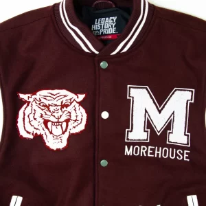 Morehouse College Motto 3.0 Wool Varsity Jacket