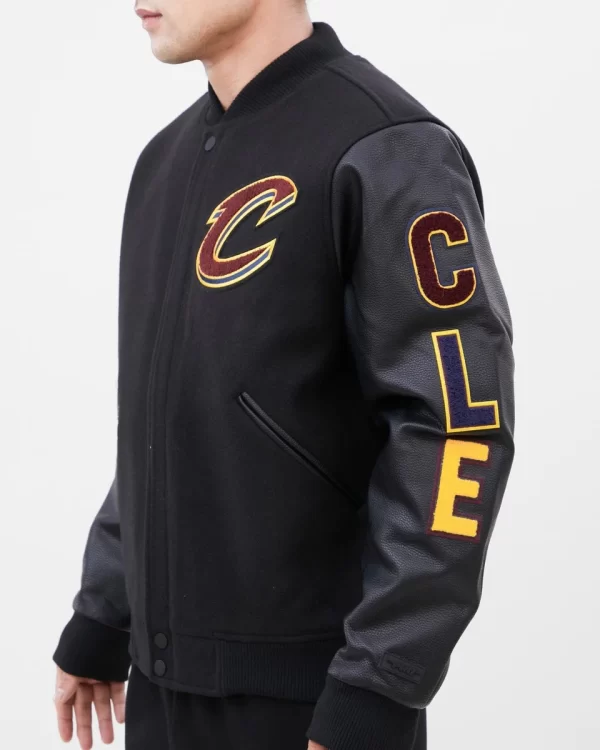 NBA CLEVELAND CAVALIERS CLASSIC WOOL VARSITY JACKETs