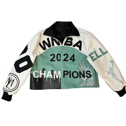 Ellie the Elephant New York Liberty Parade Leather Jacket 2024