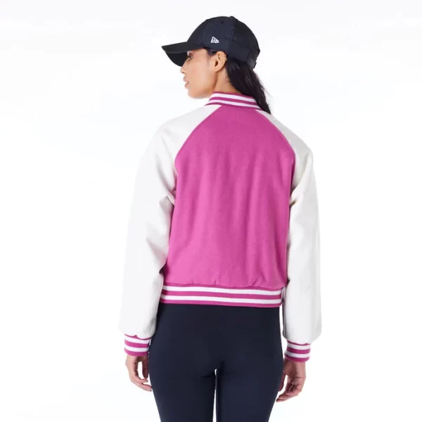 New York Yankees Womens MLB Purple Varsity Wool Jacket