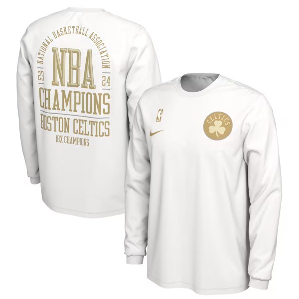 Nike Boston Celtics NBA Finals Champions Banner Collection Long Sleeve T-Shirt