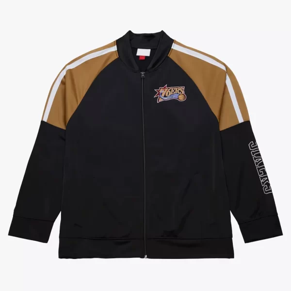 Philadelphia 76ers Color Blocked Full-Zip Track Jacket