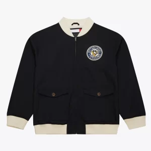 Pittsburgh Penguins Black Cotton Twill Jacket