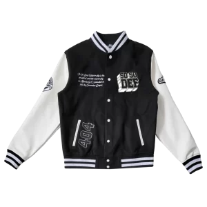 SO SO DEF 30TH ANNIVERSARY BLACK VARSITY JACKET