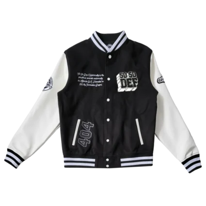 SO SO DEF 30TH ANNIVERSARY BLACK VARSITY JACKET