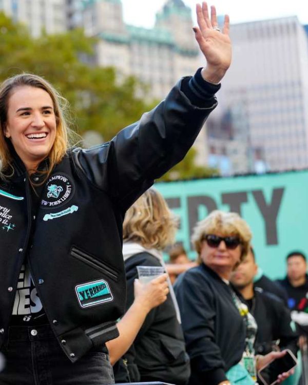 Sabrina Ionescu New York Liberty Parade Nike Varsity Jacket