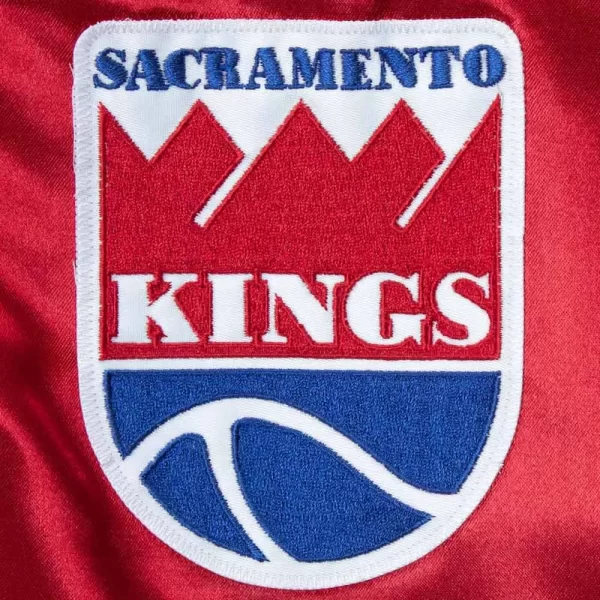 Sacramento Kings Colorblock Red & Blue Satin Jackets