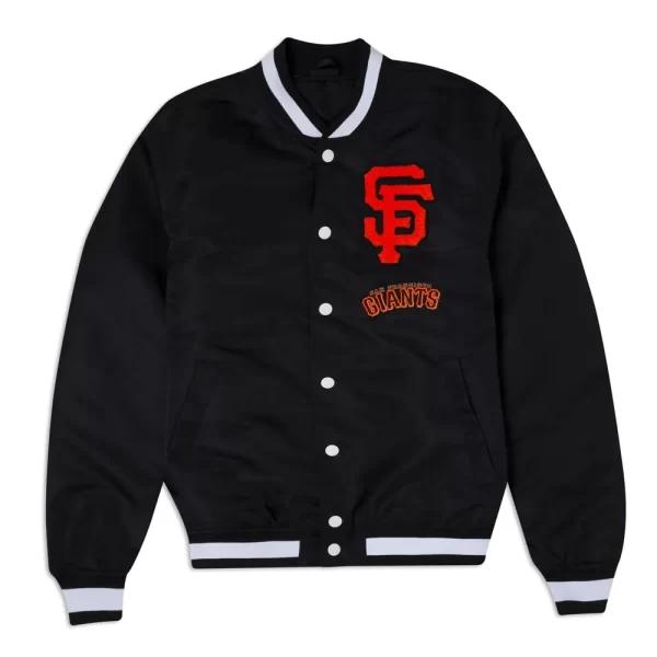 San Francisco Giants Logo Select Black Nylon Jacket