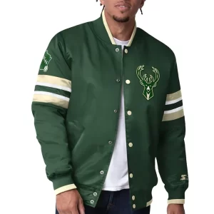 Scout I Milwaukee Bucks Satin Jacket