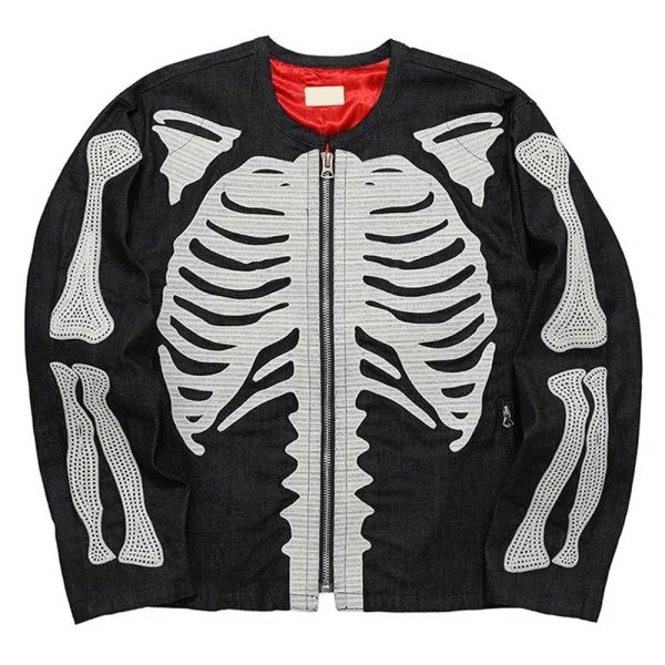 Skeleton Kapital Black Denim Jacket