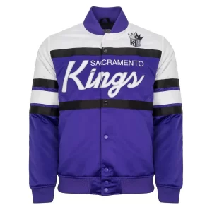 Special Script Sacramento Kings Satin Jacket