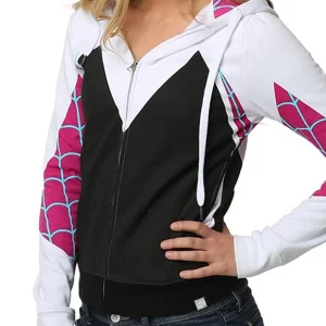 Spider Gwen Stacy Fleece Hoodie