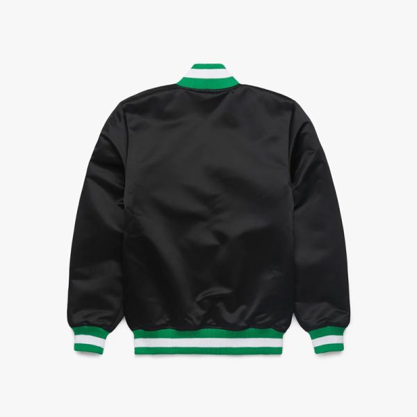 Philadelphai Starter Eagles Blackout Heavyweight Satin Jacket