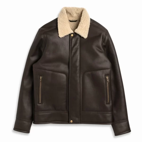 Steve Hawk Good Bones Season 9 Brown Leather Jacket