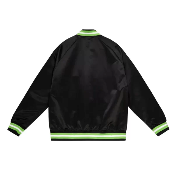 Tampa Bay Rays Devil Rays Lightweight Black Satin Jacket