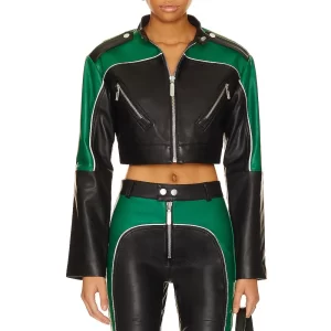 The Bold and the Beautiful Lisa Yamada Cropped Leather Jacket