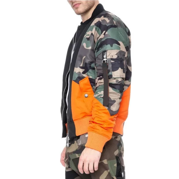 The Penguin Rhenzy Feliz Camo Bomber Jacket