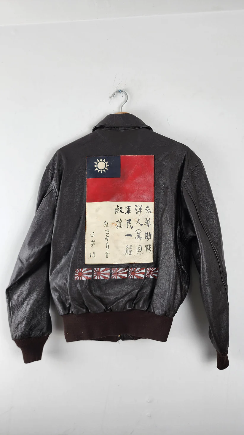 US Wings Type A-2 Vintage Leather Jacket with Patches