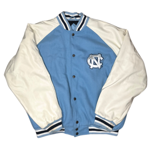 University of North Carolina Chapel Hill Embroidered Leather Jacket