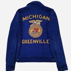 Vintage 1998's FFA Michigan Blue Jacket