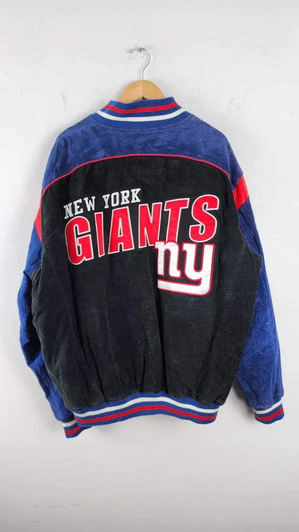 Vintage New York Giants Suede Leather Jacket