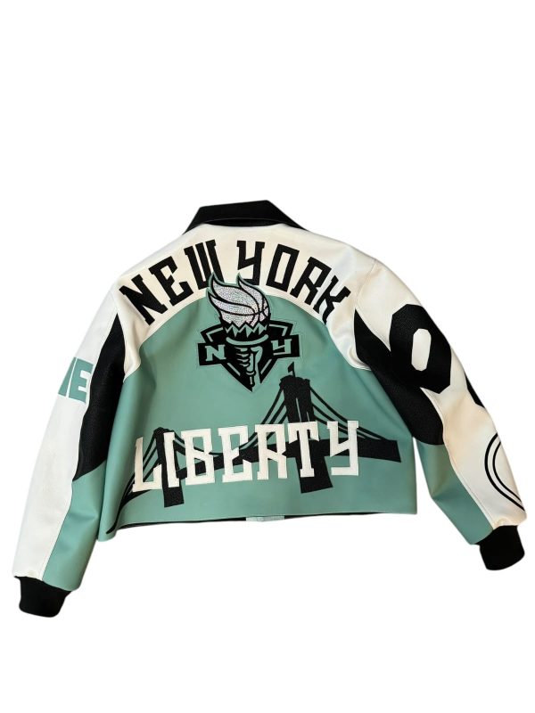 Ellie the Elephant New York Liberty Parade Leather Jacket 2024