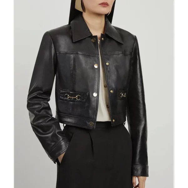 Women’s Snaffle Trim Cropped Jacket