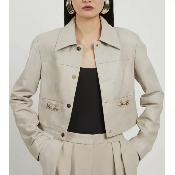 Women’s Snaffle Trim Cropped Jacket