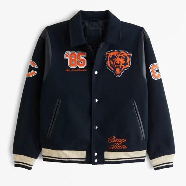 1985 Super Bowl Champions Chicago Bears Wool Varsity Jacket