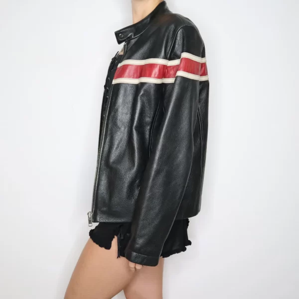 90s Genuine Leather Racer Jacket