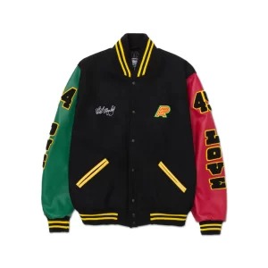 A&P x BOB MARLEY ONE LOVE WOOL VARSITY JACKET