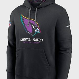 Arizona Cardinals Crucial Catch Pullover Hoodie