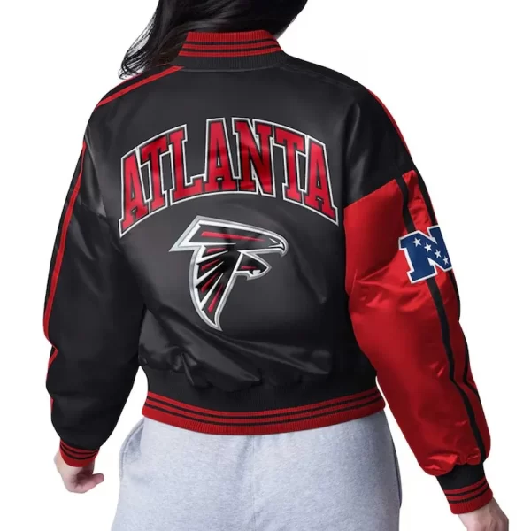 Atlanta Falcons Zone Blitz Full-Snap Satin Jacket