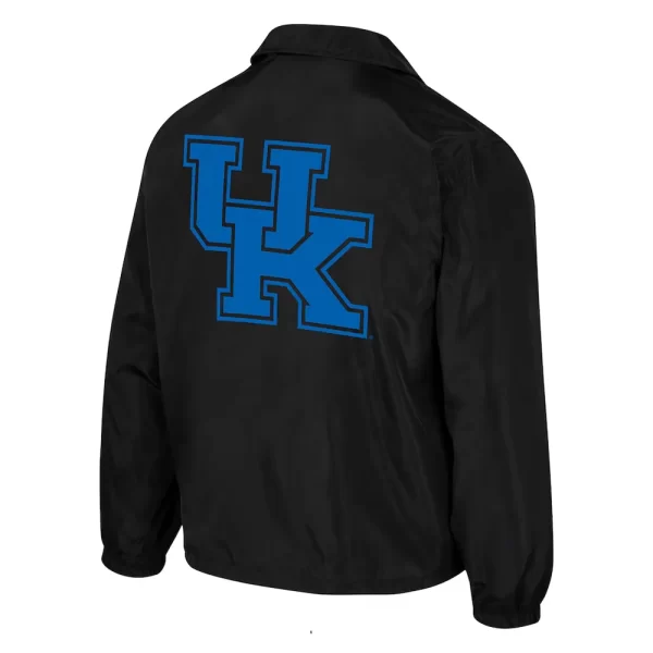 Black Coaches Kentucky Wildcats Full-Snap Jacket