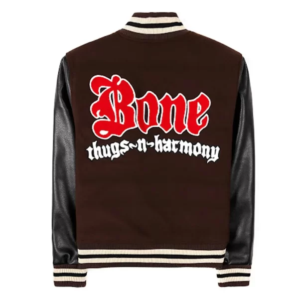 Bone Thugs Varsity Wool Leather Jacket