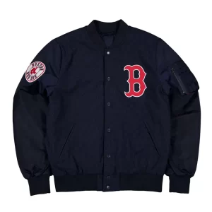 Boston Red Sox MA-1 Historic Navy Blue Varsity Jacket