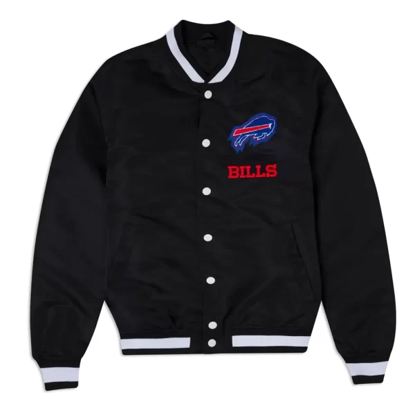 Buffalo Bills Logo Select Black Nylon Jacket