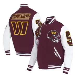 Buy Washington Commanders Wool Varsity Jacket