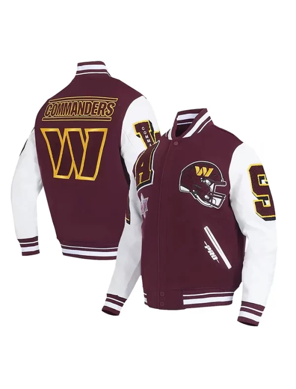 Buy Washington Commanders Wool Varsity Jacket