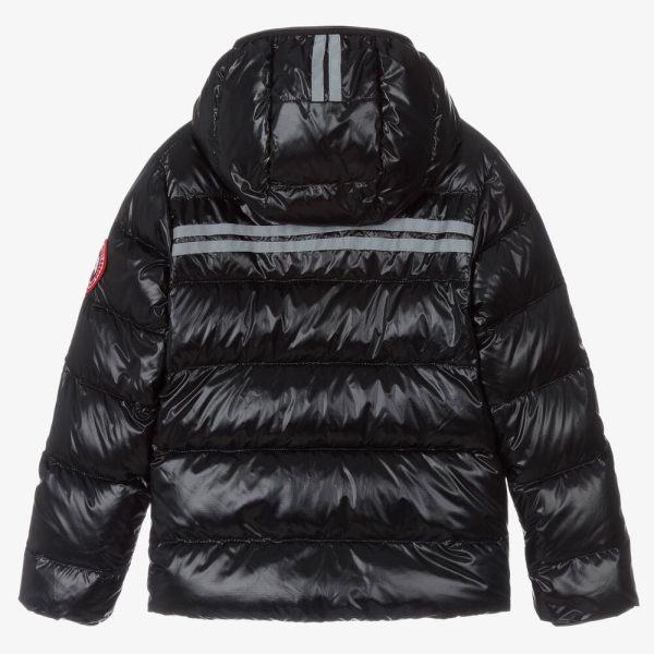 Canada Goose Black Down Padded Crofton Puffer Jacket