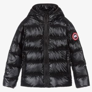 Canada Goose Down Padded Crofton Black Puffer Jacket