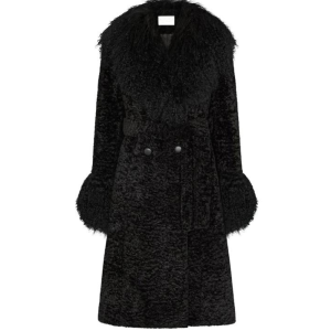 Charlotte Simone Taylor Swift Black Fur Coat