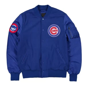 Chicago Cubs MA-1 Historic Royal Varsity Jacket